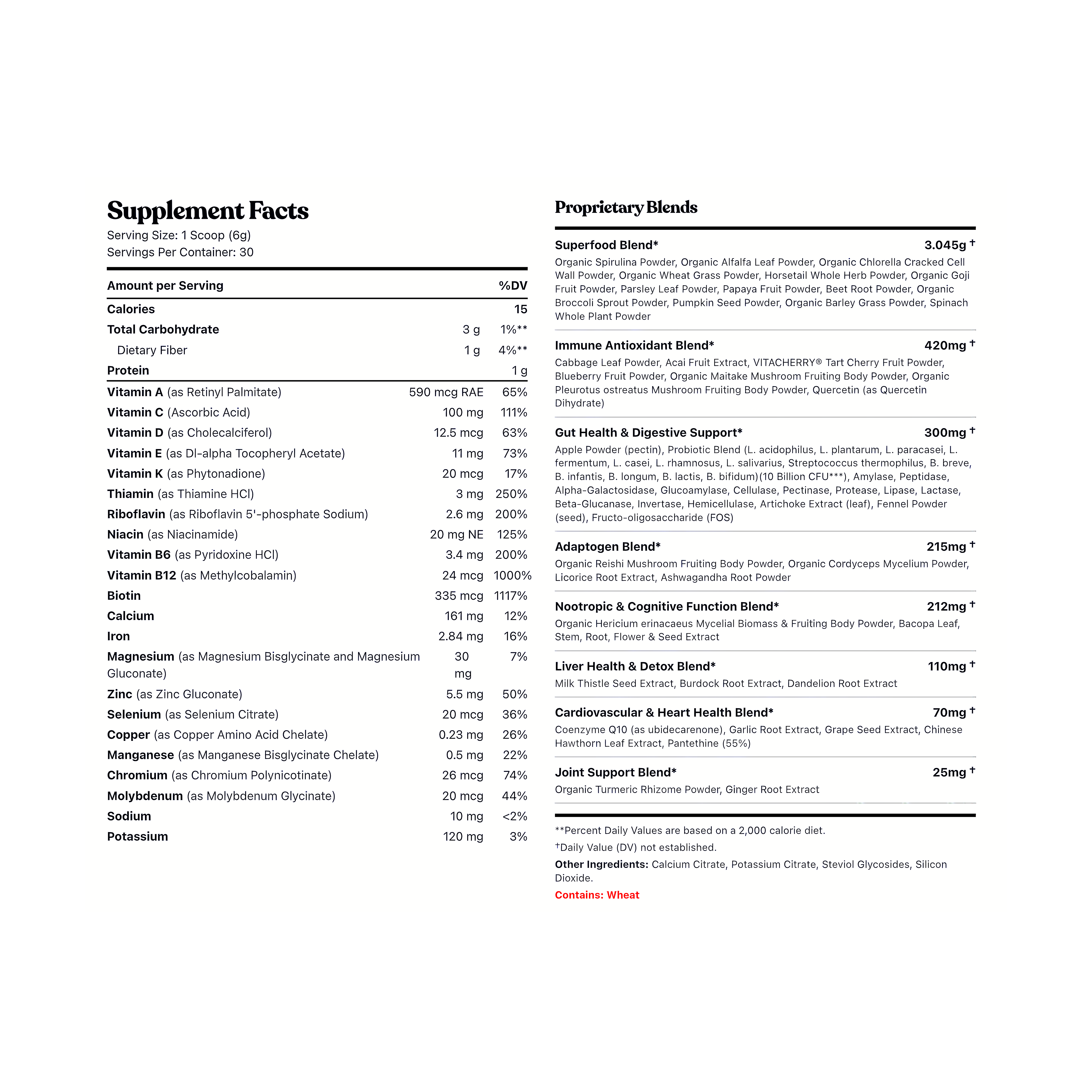 Superfood Greens Tub (30-Day Supply)